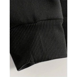 Plus Size, Women's Oversized White Dragonfly Print Hooded Sweatshirt - Long Sleeve Casual Pullover with Drawstring Hood & Kangaroo Pocket, Plus Size All-Season Comfort, Elegant White Sweater for Casual Attire, Machine Washable, Relaxed Fit with Stylish Dragonfly Back Print, Soft Fabric for Layering, Chic and Versatile Women's Fashion