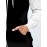 Women's Full-Zip Turtleneck Jacket - Winter Warm Coat with Pockets, Black & Brown Two-Tone Collar, Full-Zip Front Closure & Drawstring Hood-like Neckline, Casual Outerwear (Machine Washable) for Fall/Winter (No-Stretch Fabric), Womens Winter Jacket, Jacket For Women, Jackets For Women, Women Winter Jacket, Womens Jackets