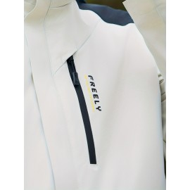 Women's 3-in-1 Ski Jacket - Color Block, Windproof & Waterproof with Hooded Outerwear for Winter Sports