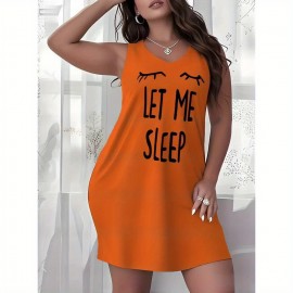 New Enlarged Version of Women'S Nightgown, Loose And Comfortable, Fashionable Women'S Dress