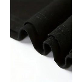 Plus Size Women'S Tops 100% Breathable Short Sleeve Dress with Dunkin Donuts Junkie Print, Perfect for Casual Outings And Everyday Wear.