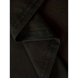 Plus Size Women'S Tops 100% Breathable Short Sleeve Dress with Dunkin Donuts Junkie Print, Perfect for Casual Outings And Everyday Wear.