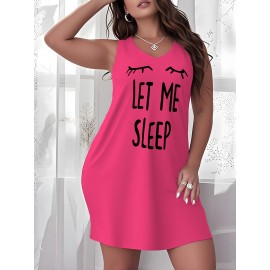 New Enlarged Version of Women'S Nightgown, Loose And Comfortable, Fashionable Women'S Dress